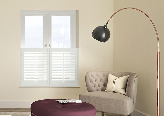 Kensington, Off White - Cafe Style Plantation Shutter - Image 3